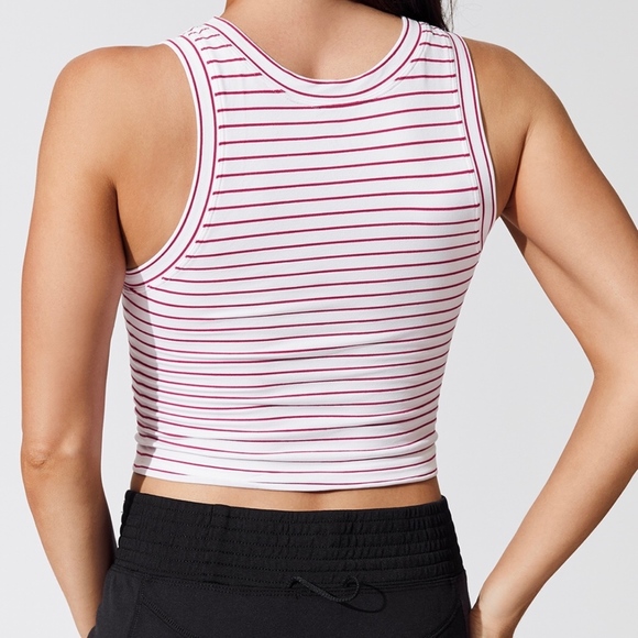 Free People Womens Tank Top Seamless Stripe (P31) - Picture 2 of 5